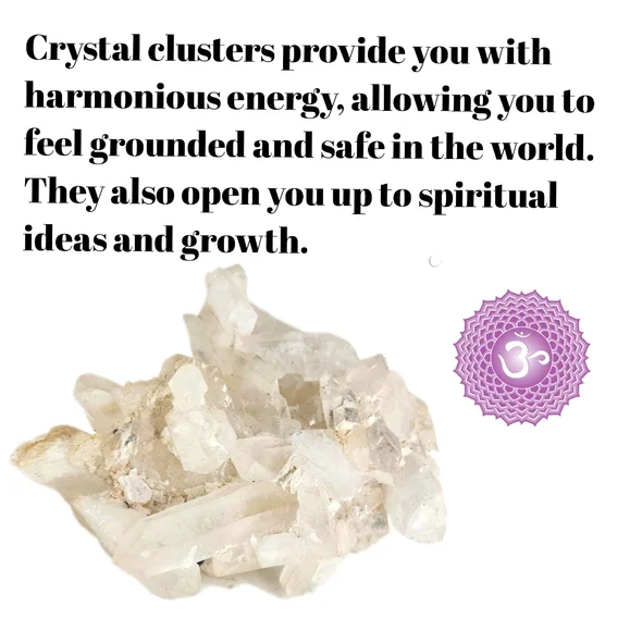 Crystal Quartz Cluster - Picture 3 of 5